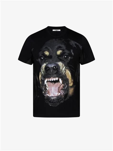 givenchy t shirt with dog|givenchy rottweiler shirt price.